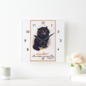 Zwarte kat, Louis Wain Vierkante Klok (Huis)