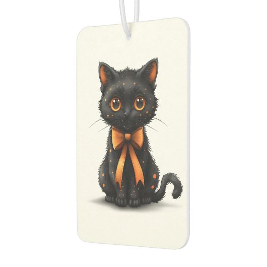 Zwarte kat luchtverfrisser (Links)