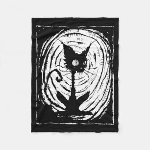 Zwarte Kat Luie Halloween Kostuum Y Y Uitvoering Fleece Deken