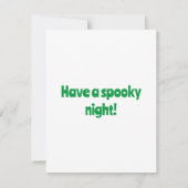 Zwarte kat maan magische bloemen notitiekaartje (Achterkant)