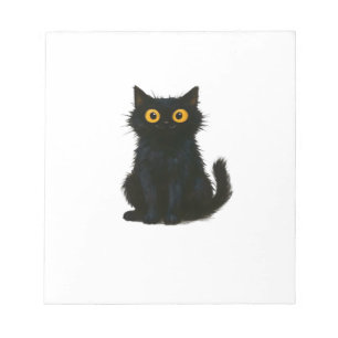 Zwarte Kat Magie � Cute & Spooky Halloween Kat Kun Notitieblok