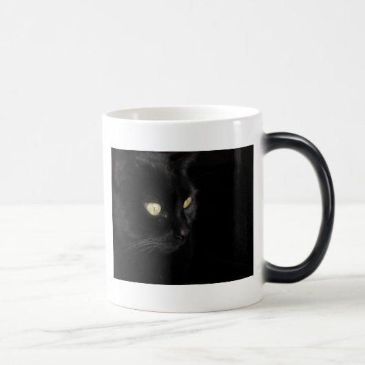 Zwarte kat magische mok (Rechts)