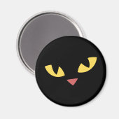 Zwarte kat magneet (Voorkant / Achterkant)
