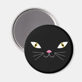 Zwarte kat magneet (Voorkant / Achterkant)
