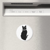  zwarte kat magneet (Insitu (Vaatwasser))