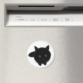 Zwarte kat magneet (Insitu (Vaatwasser))