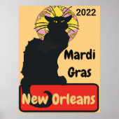 Zwarte Kat, Mardi Gras, bewerken tekstPoster Poster (Voorkant)