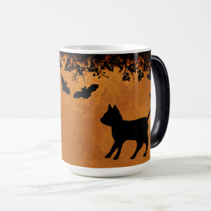 Zwarte kat met biet, Happy Halloween Magische Mok