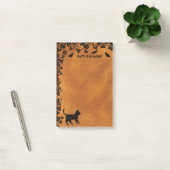 Zwarte kat met biet, Happy Halloween Post-it® Notes (Kantoor)