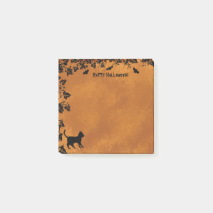 Zwarte kat met biet, Happy Halloween Post-it® Notes