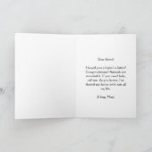 Zwarte kat met bloemen en Portugese expressie Kaart (Binnen)