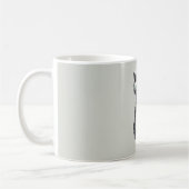 Zwarte Kat met Bril Koffiemok (Links)