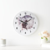 Zwarte Kat met een Magische Volledige maan Grote Klok (Huis)