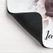 Zwarte Kat met een Magische Volledige maan Muismat (Hoek)