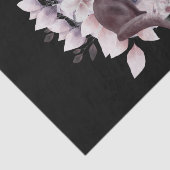 Zwarte Kat met een Magische Volledige maan Tissuepapier (Detail)