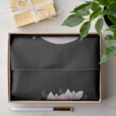 Zwarte Kat met een Magische Volledige maan Tissuepapier (Geschenk)