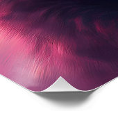 Zwarte kat met groene ogen houdt snoep vast perfect poster (Hoek)