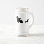 Zwarte kat met tas bierpul (Voorkant rechts)