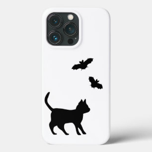 Zwarte kat met tas Case-Mate iPhone case