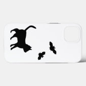 Zwarte kat met tas Case-Mate iPhone case (Achterkant (horizontaal))