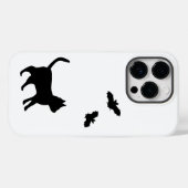 Zwarte kat met tas Case-Mate iPhone case (Achterkant (horizontaal))