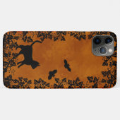 Zwarte kat met tas Case-Mate iPhone case (Achterkant (horizontaal))