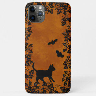 Zwarte kat met tas Case-Mate iPhone case