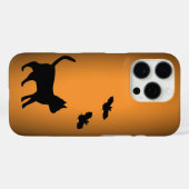 Zwarte kat met tas Case-Mate iPhone case (Achterkant (horizontaal))