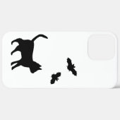 Zwarte kat met tas Case-Mate iPhone case (Achterkant / Rechts)