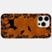 Zwarte kat met tas Case-Mate iPhone case (Achterkant (horizontaal))