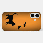 Zwarte kat met tas Case-Mate iPhone case (Achterkant (horizontaal))