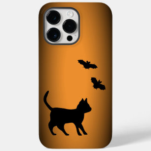 Zwarte kat met tas Case-Mate iPhone case