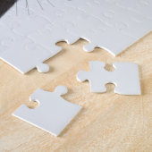 Zwarte Kat met Teacups en Blackbird Legpuzzel (Zijkant)