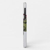 Zwarte kat met theepot en kippen Case-Mate iPhone case (Achterkant/links)