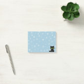 zwarte kat met witte sokken post-it® notes (Kantoor)