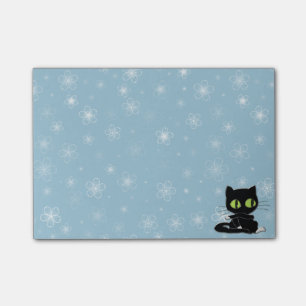 zwarte kat met witte sokken post-it® notes