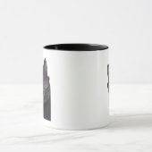 Zwarte Kat met zonnebril 2 Mok (Midden)