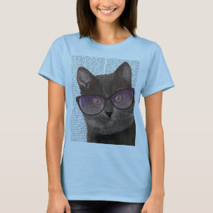 Zwarte Kat met zonnebril 2 T-shirt