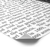 Zwarte Kat met zonnebril Poster (Hoek)