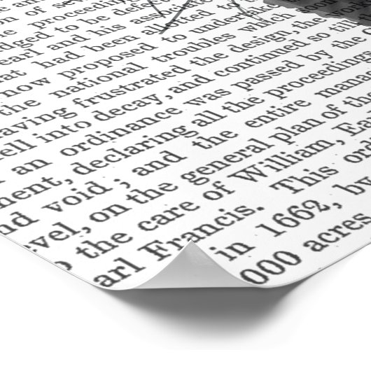 Zwarte Kat met zonnebril Poster (Hoek)