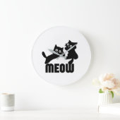 Zwarte kat, miauw grote klok (Huis)