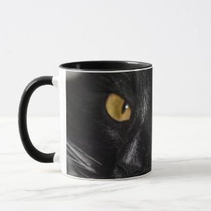 Zwarte kat mok