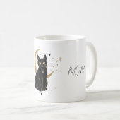 Zwarte kat mok (Voorkant rechts)