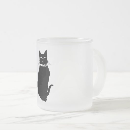  zwarte kat Mok (Voorkant rechts)