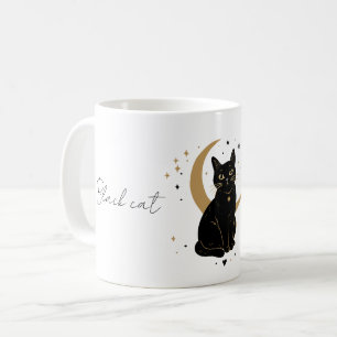 Zwarte kat mok