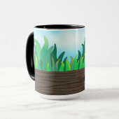 Zwarte kat Mok (Voorkant links)