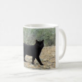Zwarte kat-Mok Koffiemok (Voorkant rechts)