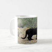 Zwarte kat-Mok Koffiemok (Voorkant links)