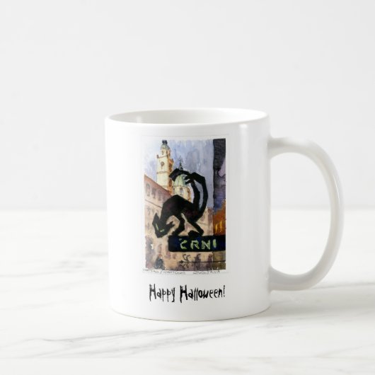 Zwarte kat-Mok Koffiemok (Rechts)