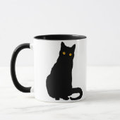 Zwarte kat Mok nummer 1 (Links)